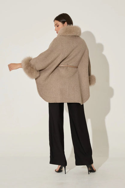 Loro Piana Cape Coat - Beige