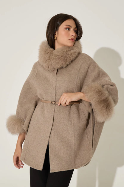 Loro Piana Cape Coat - Beige