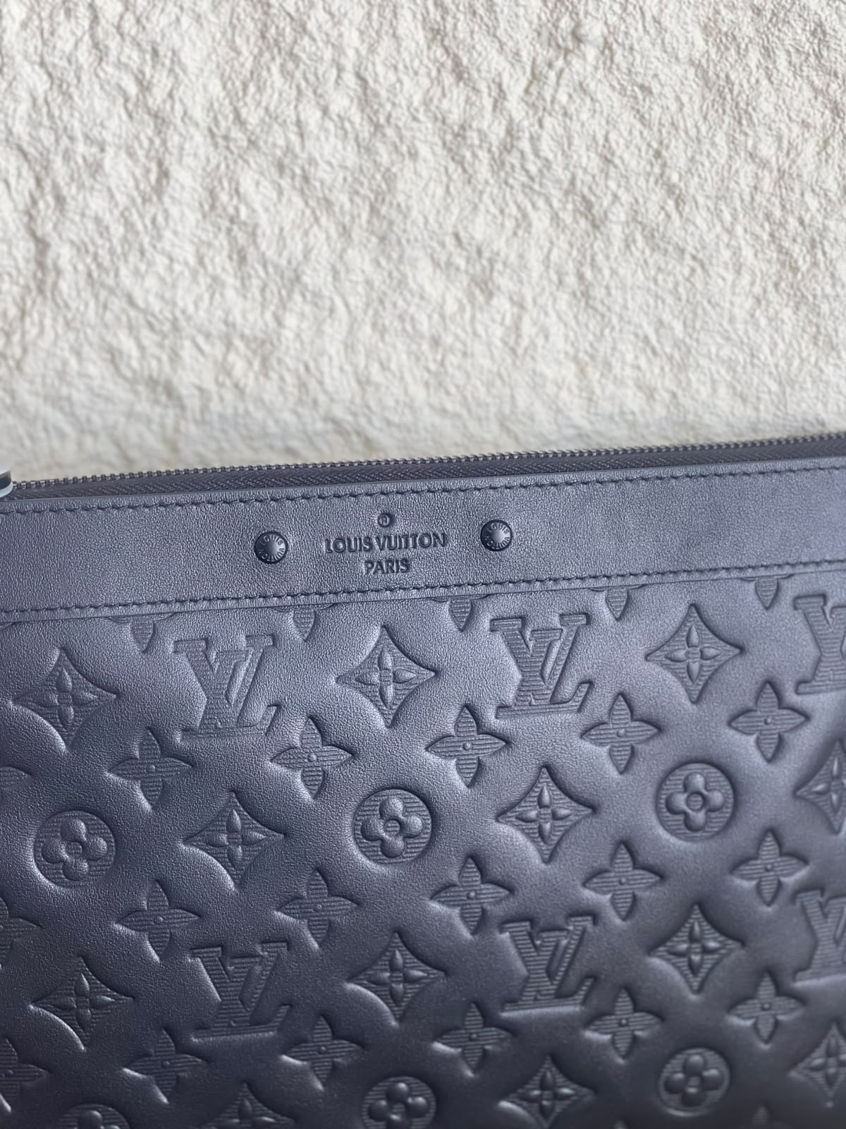 Louis Vuitton Clutch - Black Embossed