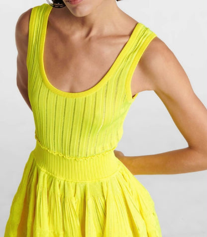 Alaïa Dress - Yellow