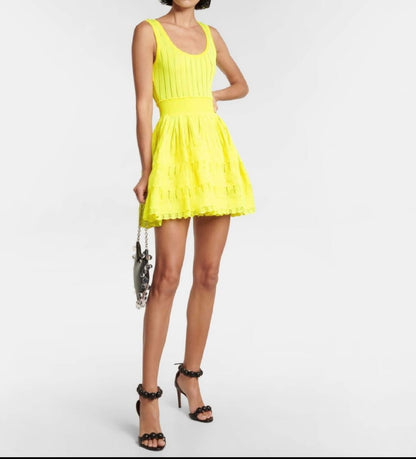 Alaïa Dress - Yellow