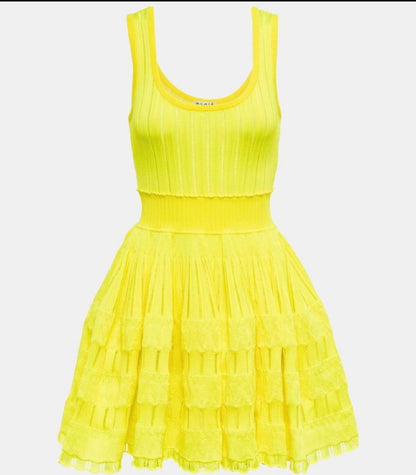 Alaïa Dress - Yellow