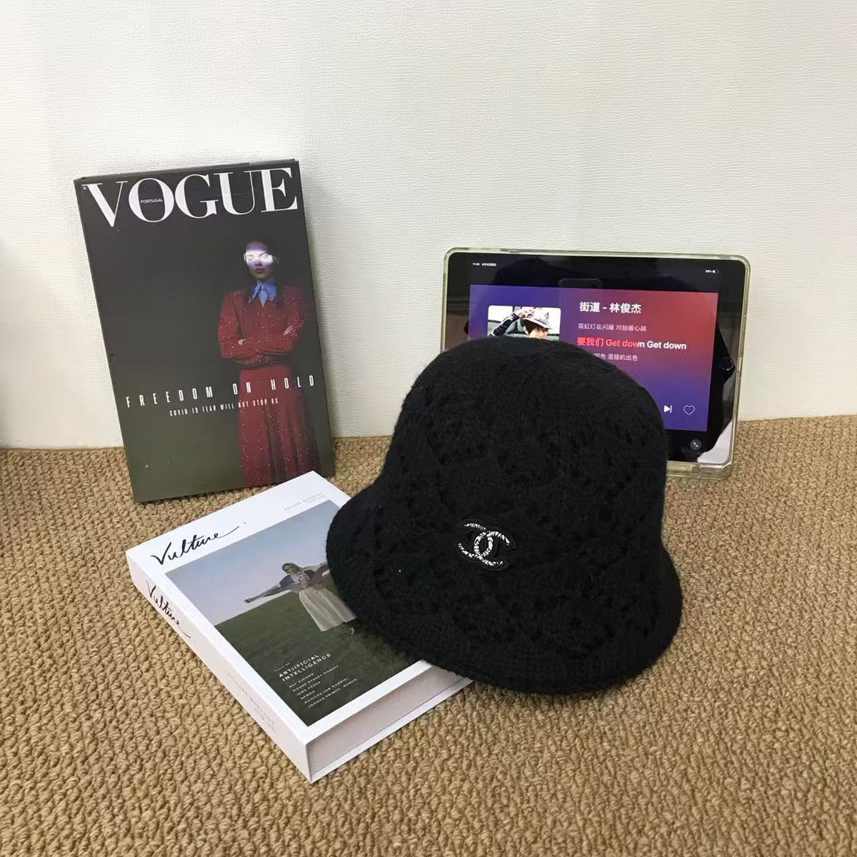 Chanel Hat - Black
