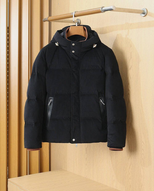 Loro Piana Hooded Puffer Jacket - Black