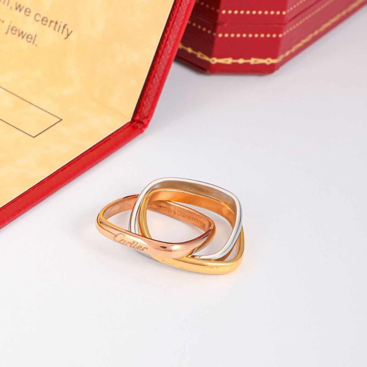 Cartier Interlocking Band Ring - Multi