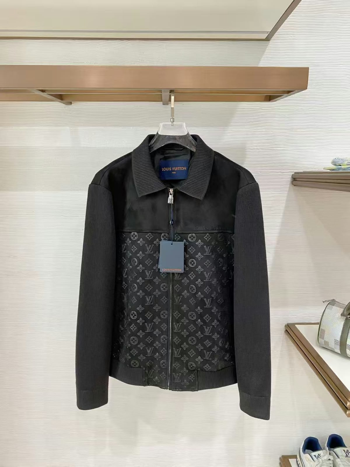 Louis Vuitton Jacket - Black Embossed