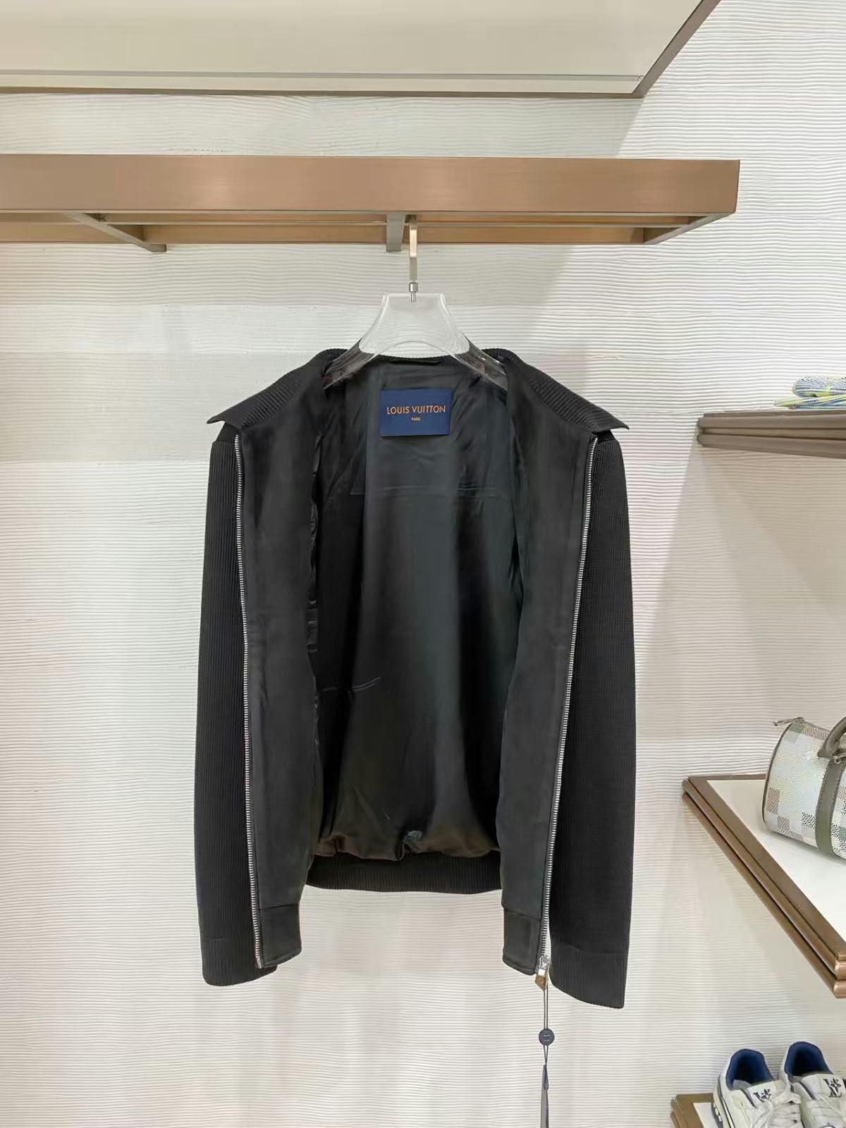 Louis Vuitton Jacket - Black Embossed