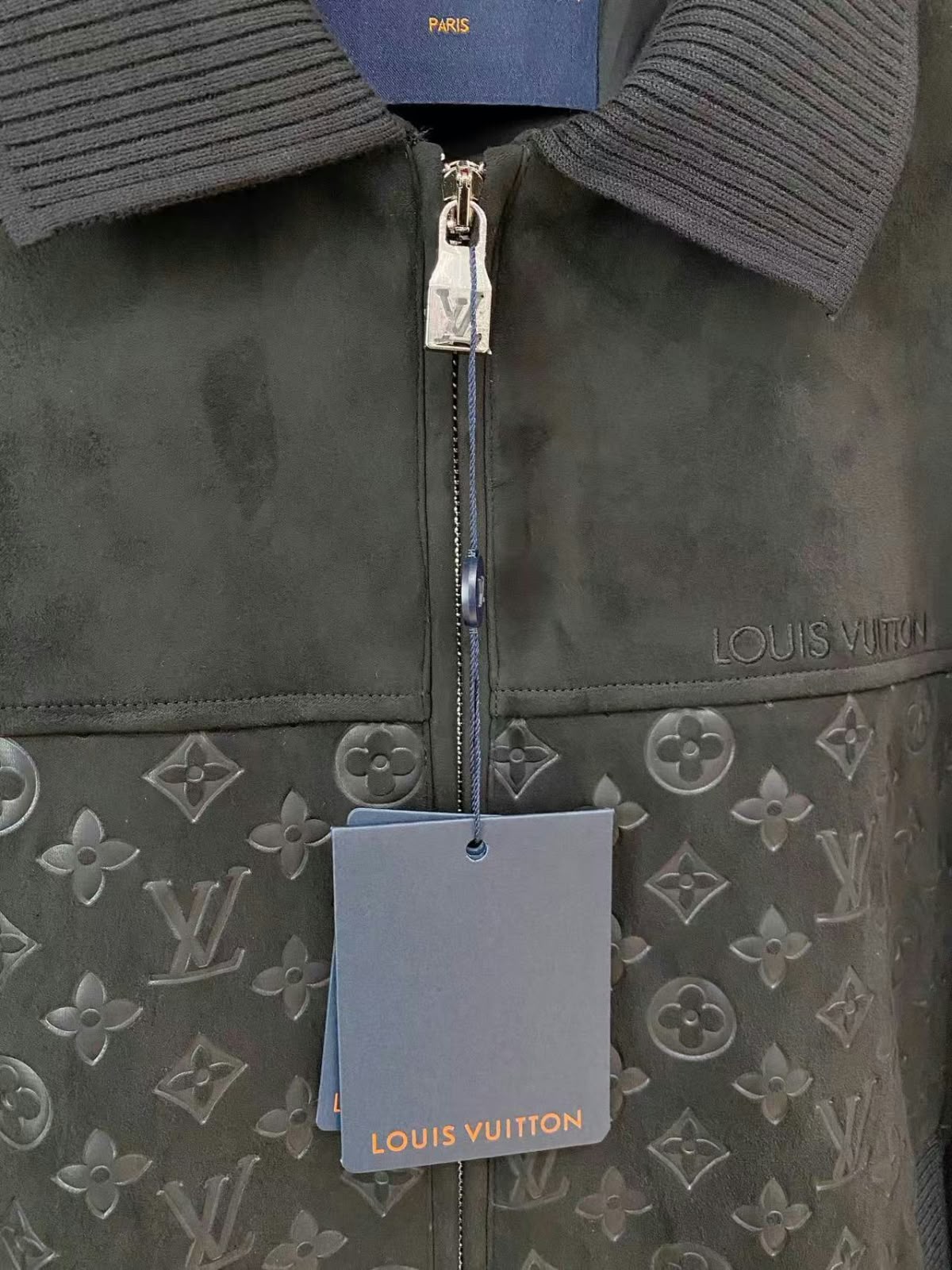 Louis Vuitton Jacket - Black Embossed