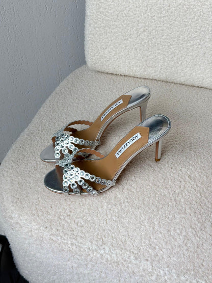 Aquazzura Heels - Silver