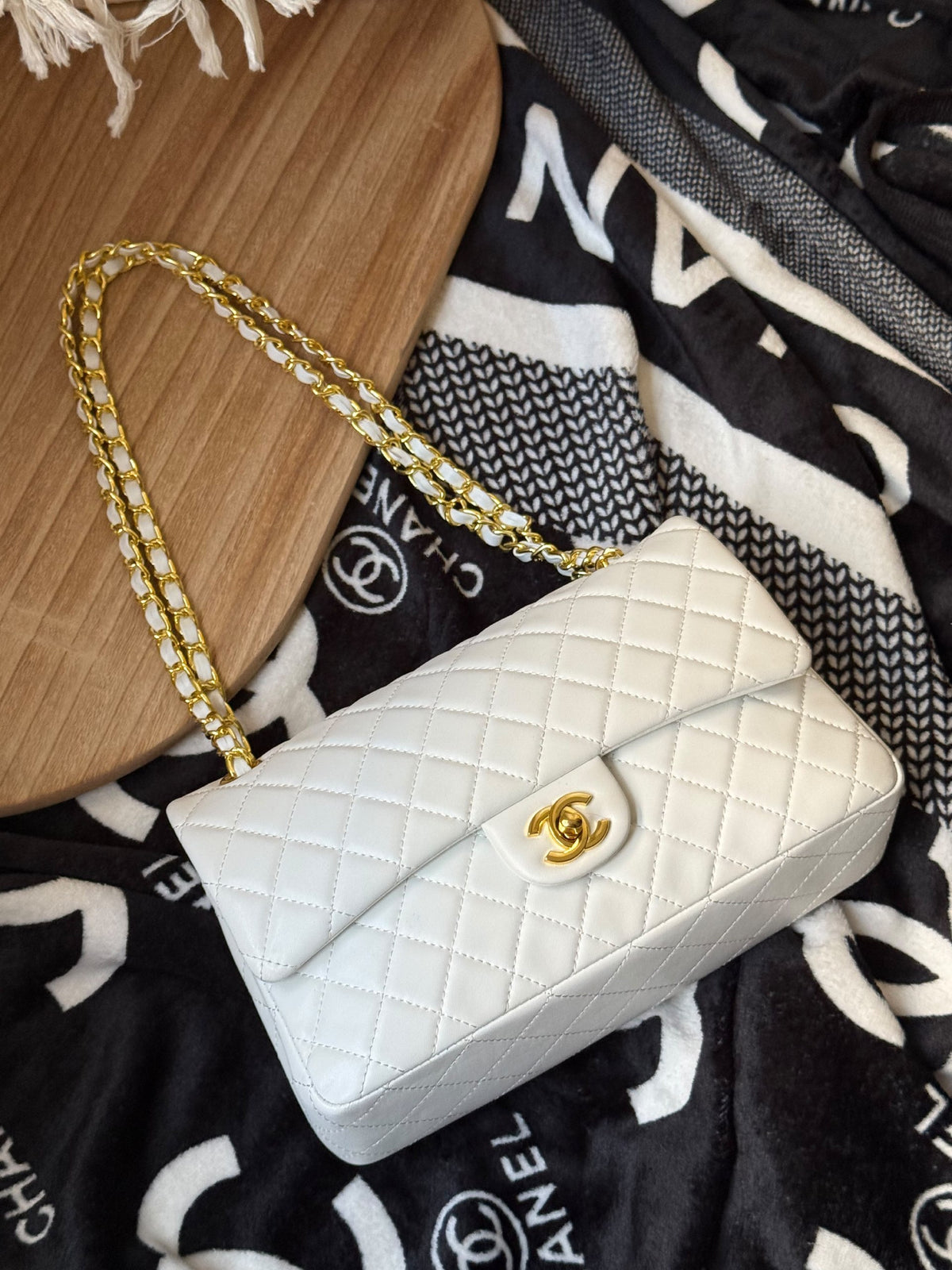 Chanel Shoulder Bag - White