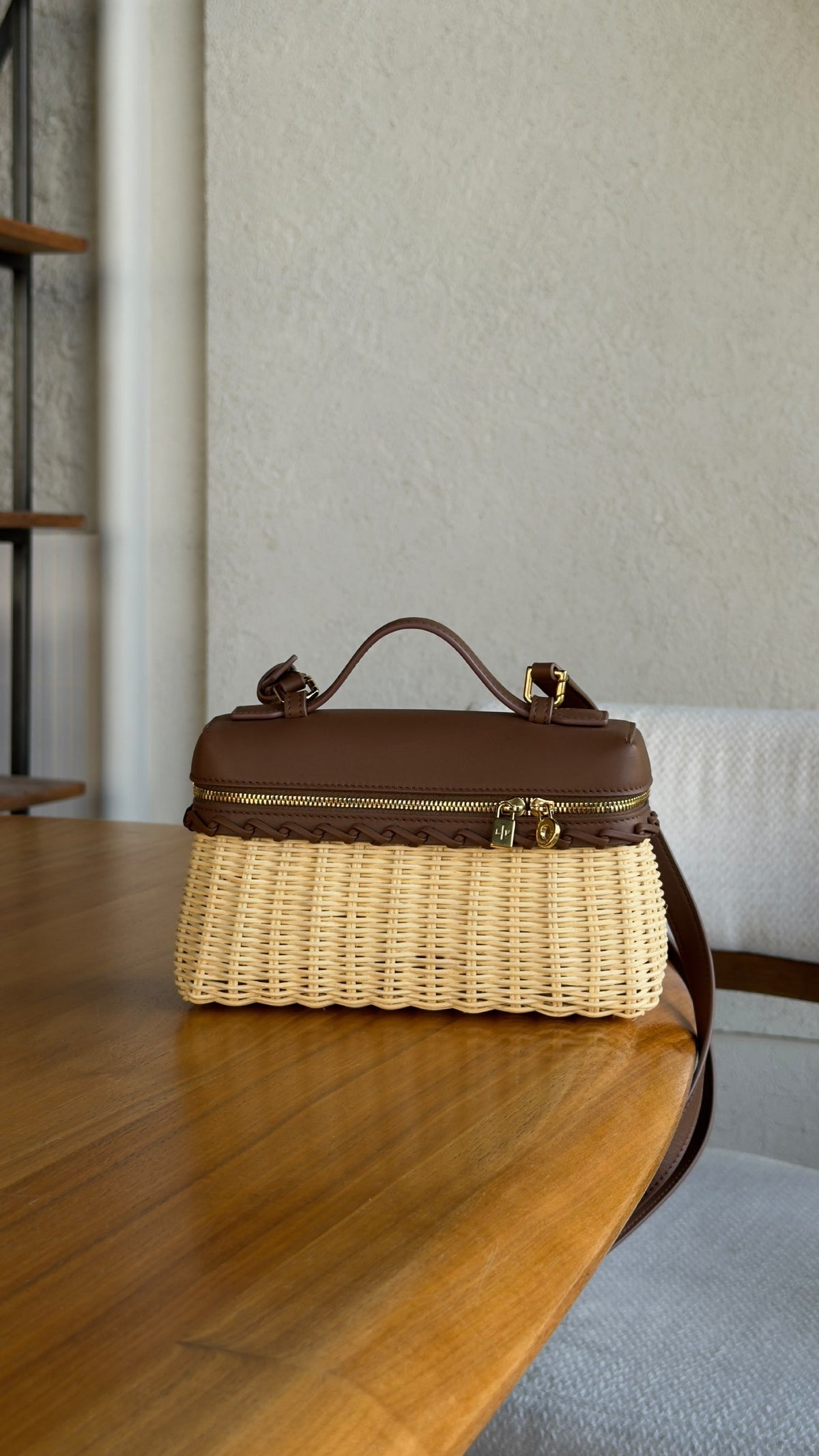 Loro Piana East-West Shoulder Bag - Brown