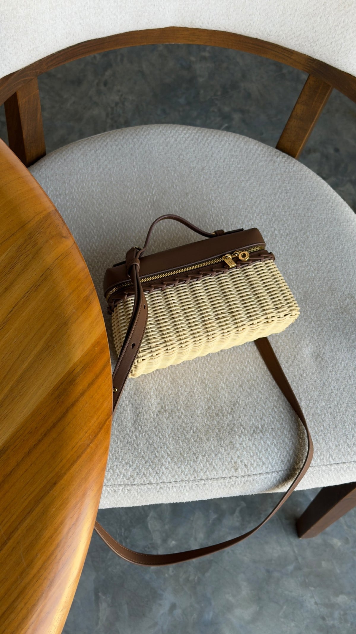 Loro Piana East-West Shoulder Bag - Brown