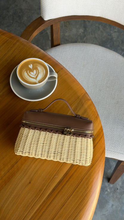 Loro Piana East-West Shoulder Bag - Brown