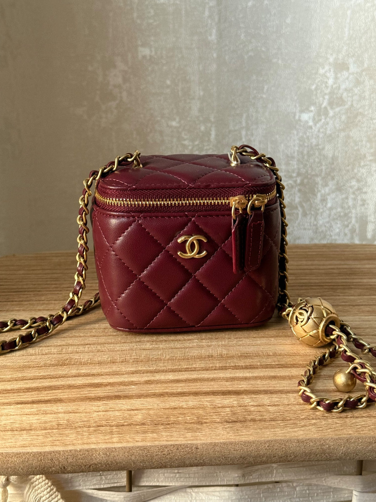 Chanel Shoulder Bag - Burgundy