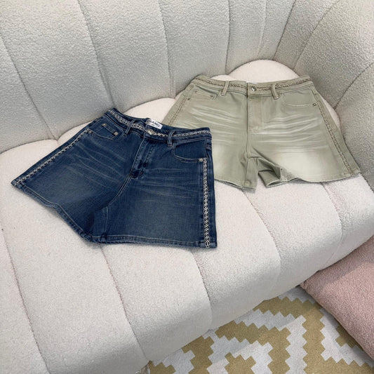 Chanel Shorts - Blue, Green