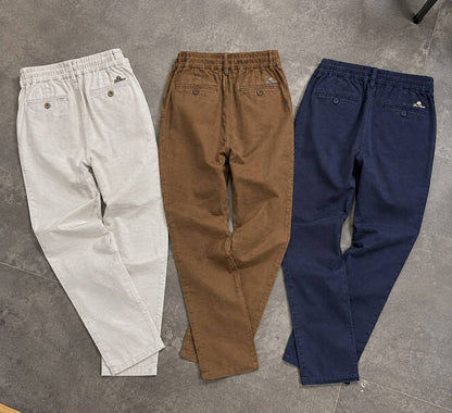 Loro Piana Pants - Beige-Navy Blue-Camel