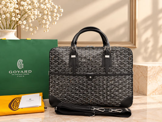 Goyard Laptop Bag - Dark Grey