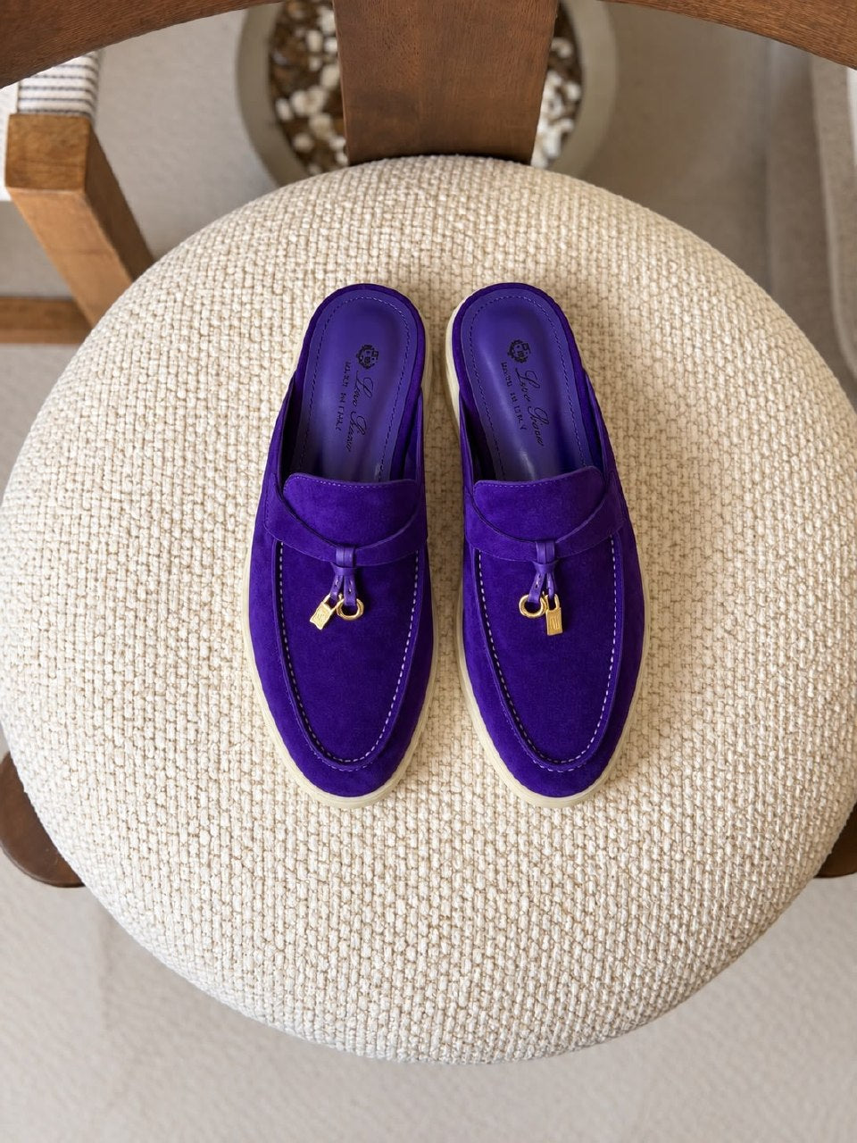 Loro Piana Mule - Purple