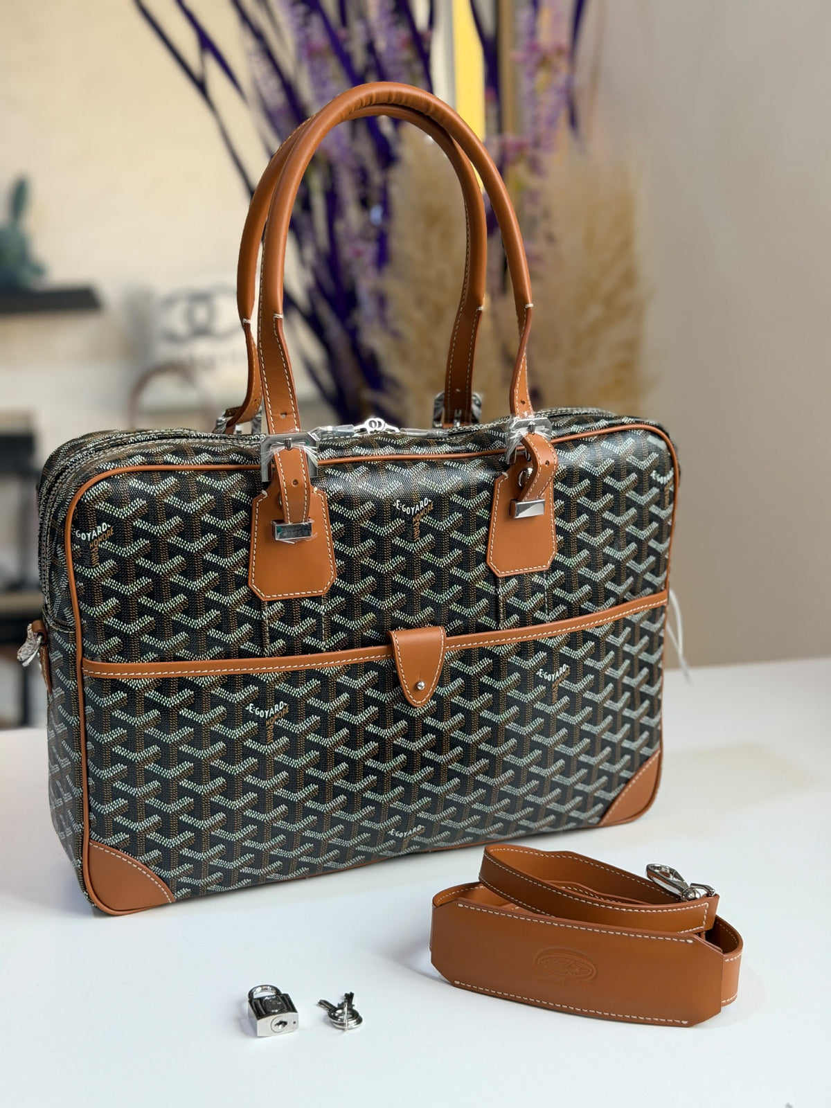 Goyard Laptop Bag - Brown