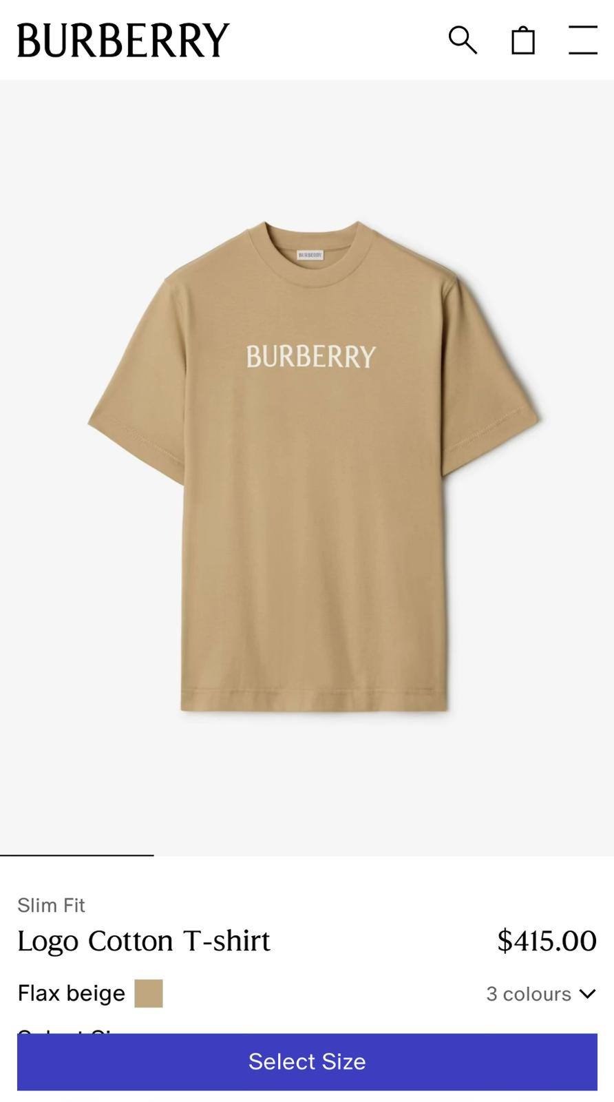 Burberry T-Shirt - Beige