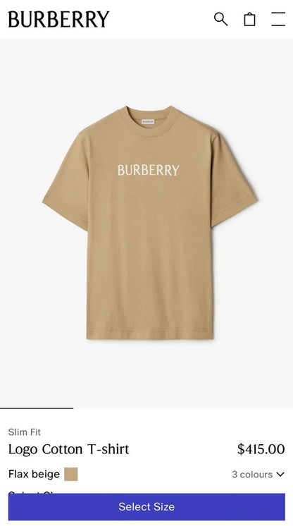 Burberry T-Shirt - Beige