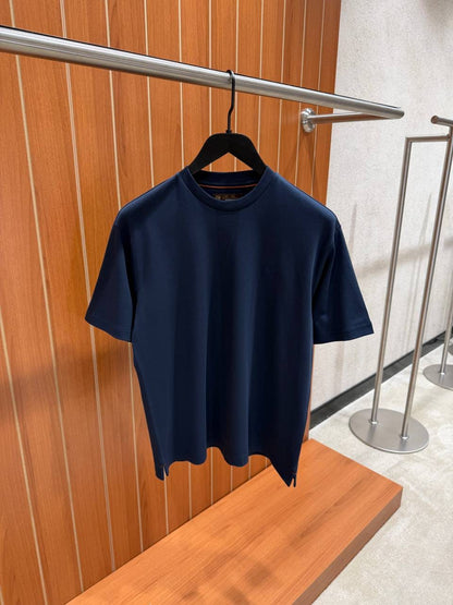Loro Piana T-Shirt - Navy, Brown, Black, Green, White Cream, White