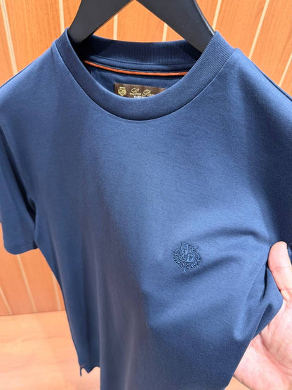 Loro Piana T-Shirt - Navy, Brown, Black, Green, White Cream, White
