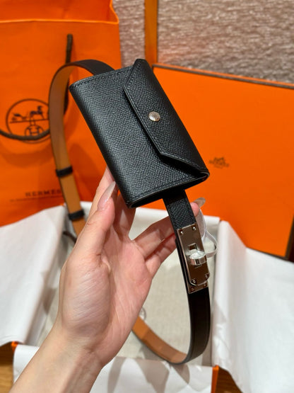 Hermès Pouch Belt - Black