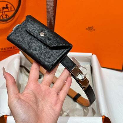 Hermès Pouch Belt - Black