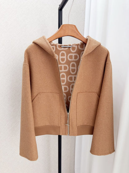 Hermès Hooded Jacket - Beige