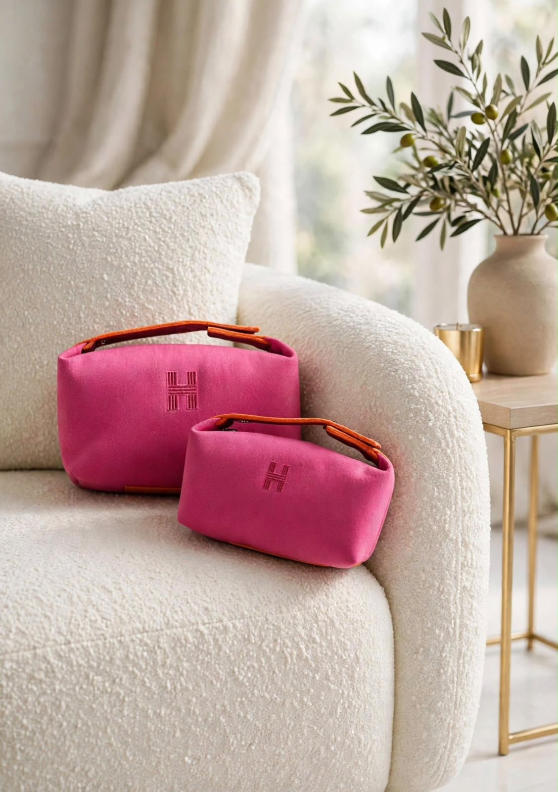 Hermès Makeup Bag - Pink