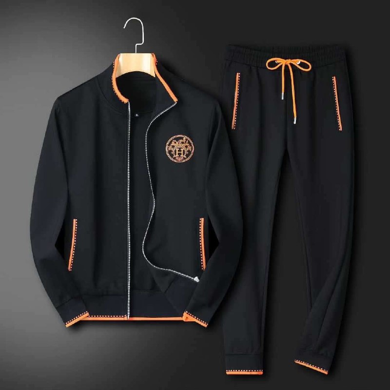 Fendi Tracksuit - Black & Orange