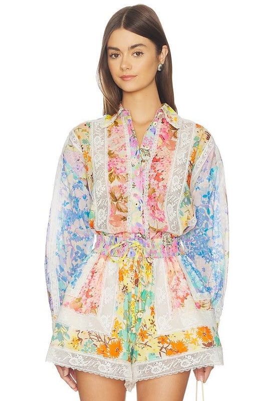 Zimmermann Lace-Trim Set - Multi