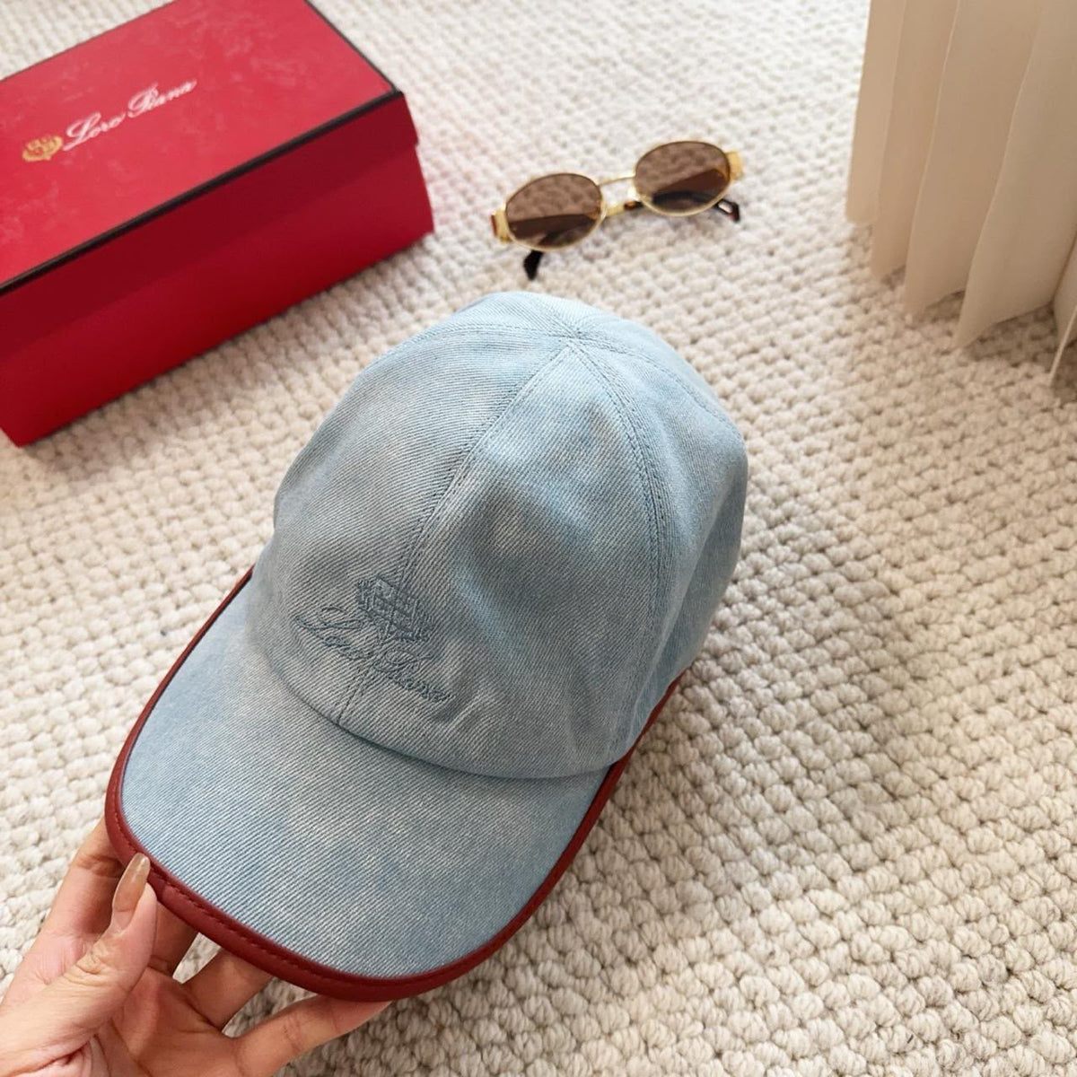 Loro Piana Cap - Light Blue