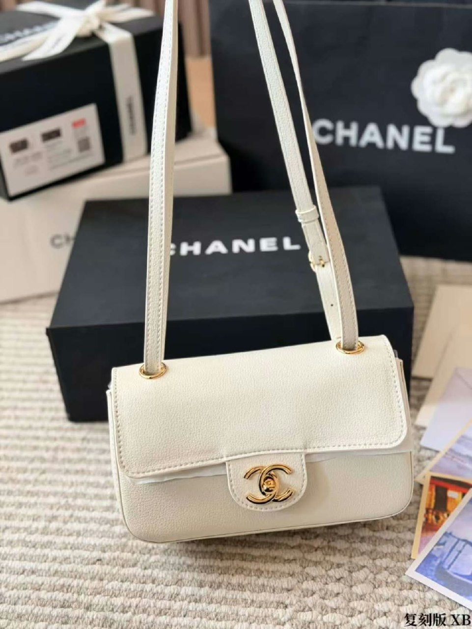 Chanel Shoulder Bag - White