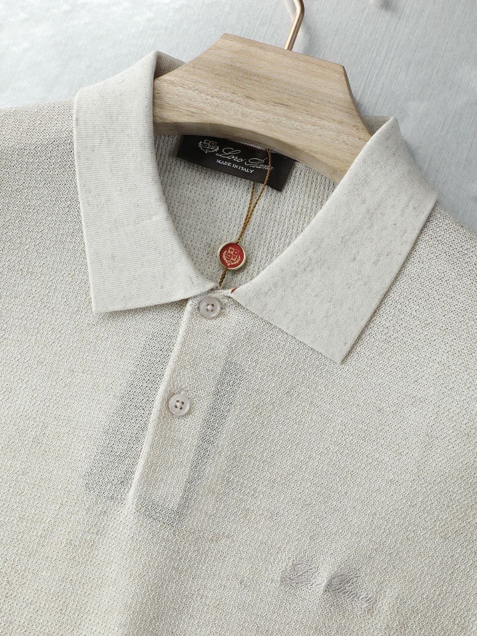 Loro Piana Polo Shirt - Light Grey