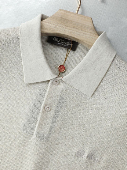 Loro Piana Polo Shirt - Light Grey