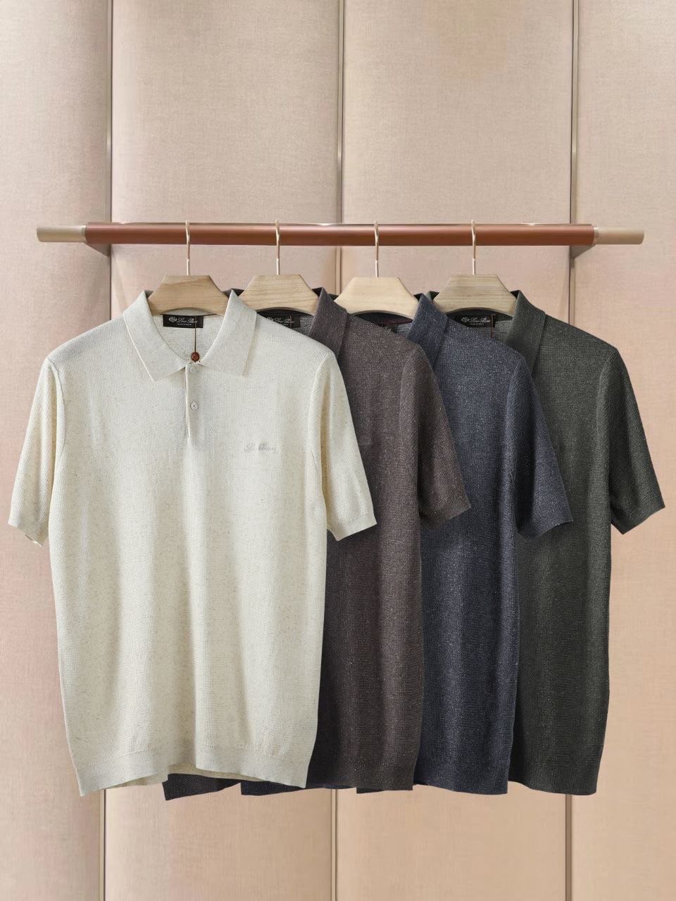 Loro Piana Polo Shirt - Light Grey