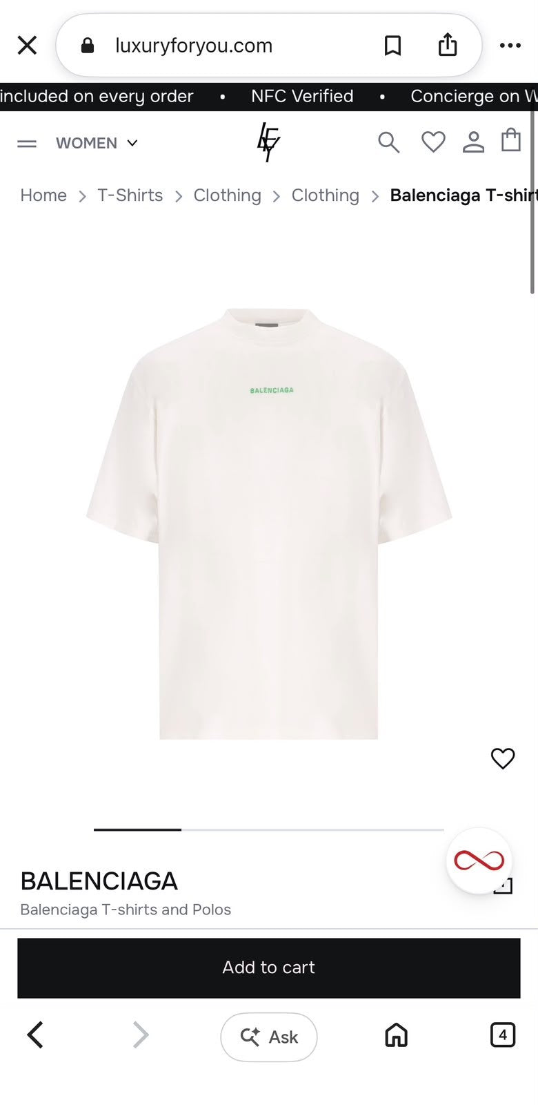 Balenciaga T-Shirt - White
