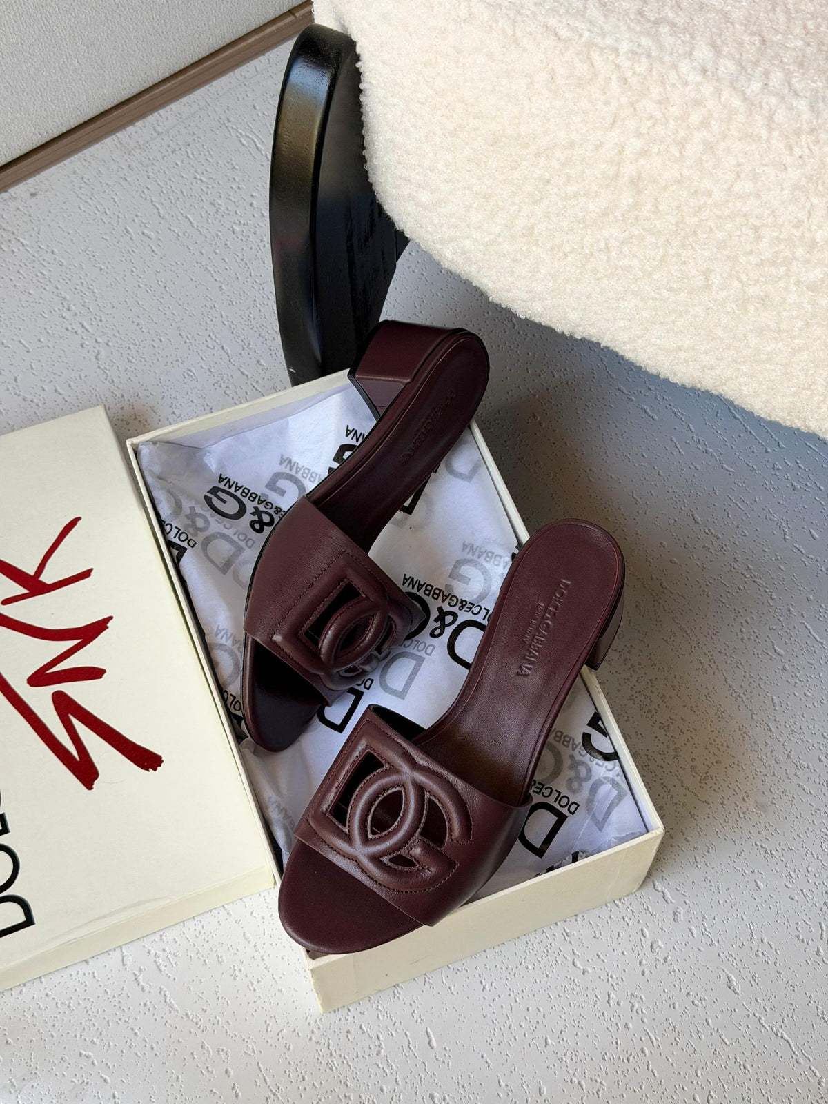 Dolce & Gabbana Heels - Burgundy