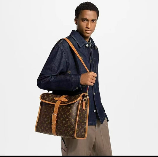 Louis Vuitton Single-Buckle Crossbody Bag - Brown Monogram