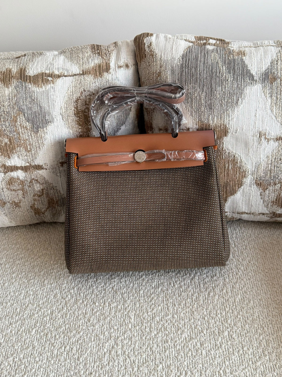 Hermès Handbag - Brown Check