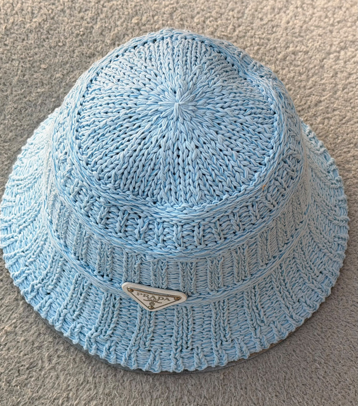 Prada Hat - Light Blue, Beige, White, Black