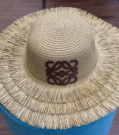 Loewe Fringe-Brim Hat - Beige