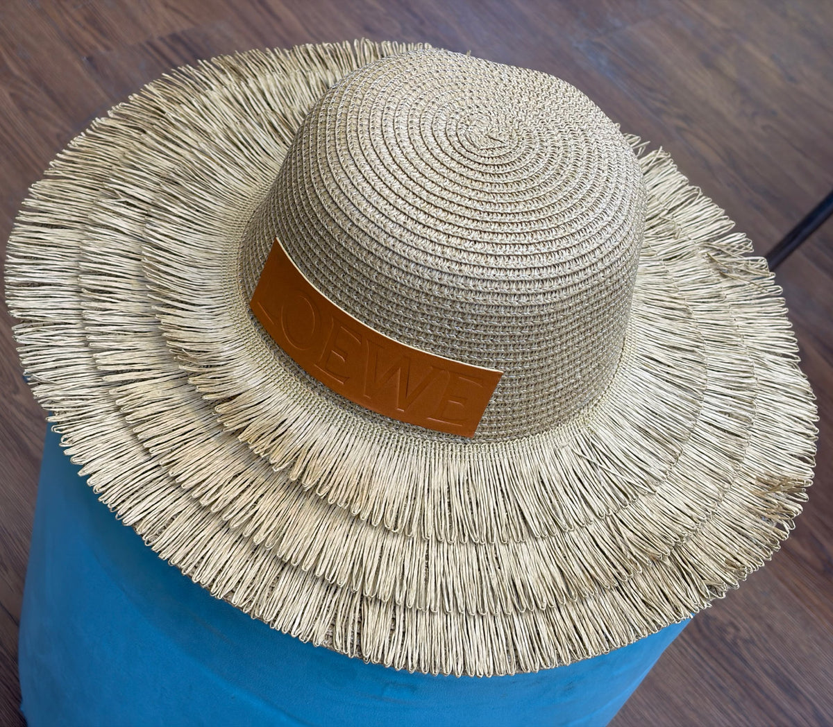 Loewe Fringe-Brim Hat - Beige