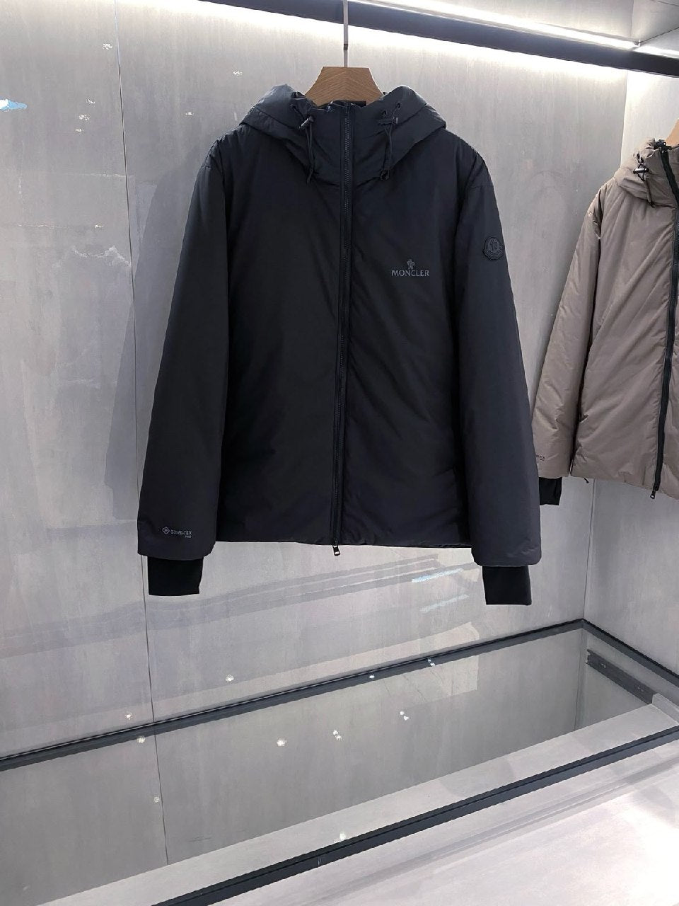 Moncler Hooded Jacket - Beige, White, Black