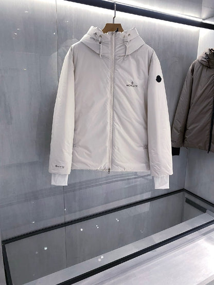 Moncler Hooded Jacket - Beige, White, Black