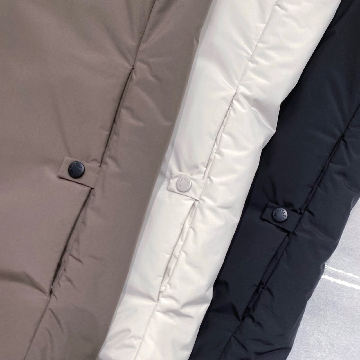 Moncler Hooded Jacket - Beige, White, Black