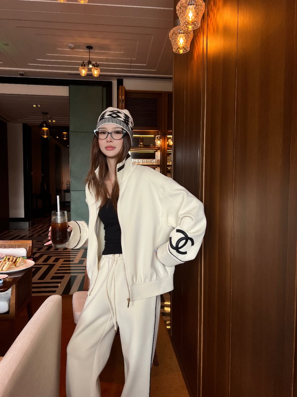 Chanel Tracksuit - White, Black