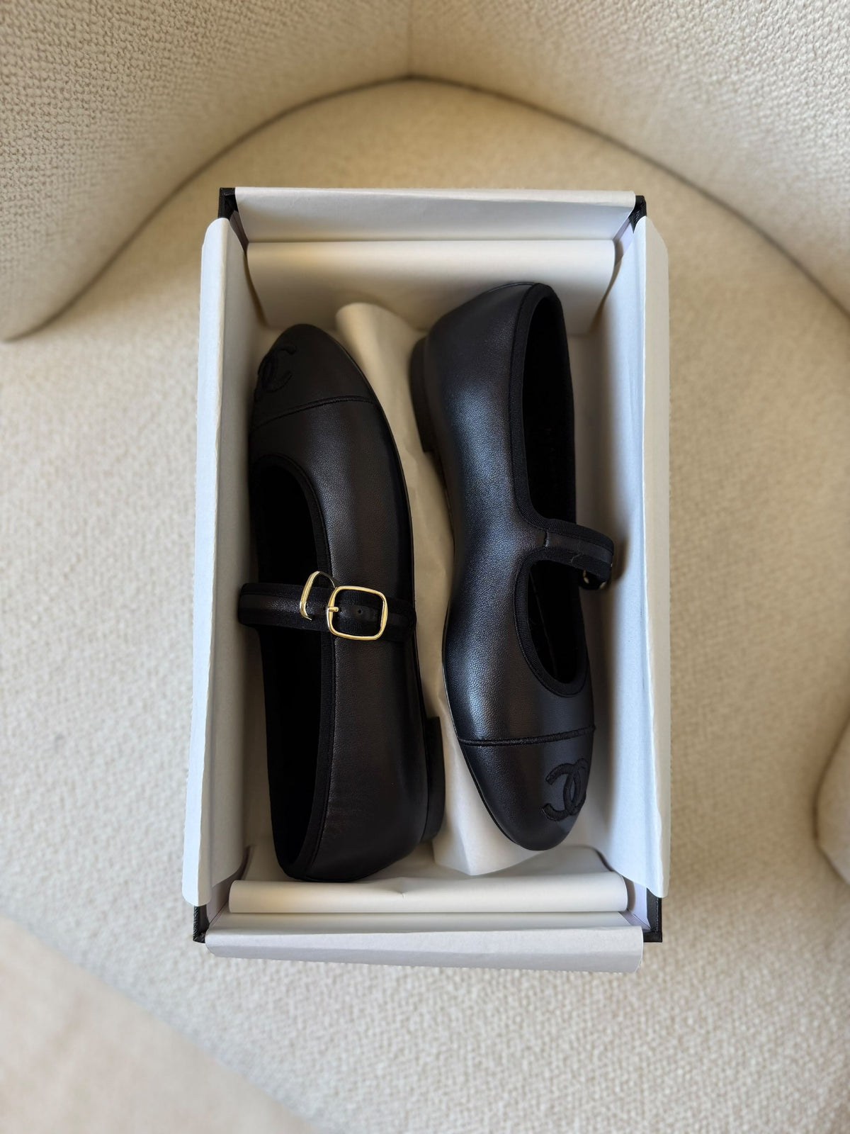 Chanel Slippers - Black